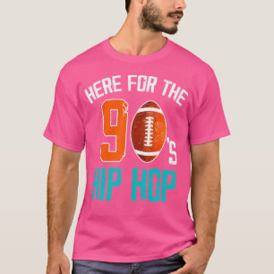 Camiseta Estoy Aquí Para El Fútbol De Hip Hop De Los 90.