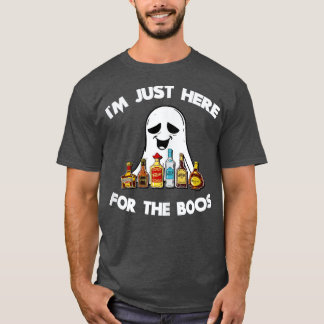 Camiseta Estoy Aquí Para La Cerveza Boos Halloween