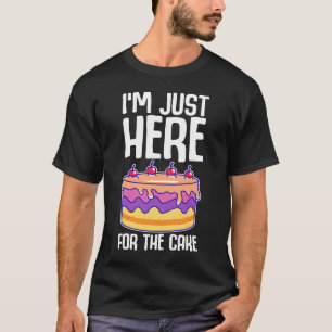 Camiseta Estoy aquí para la divertida celebración irónica d