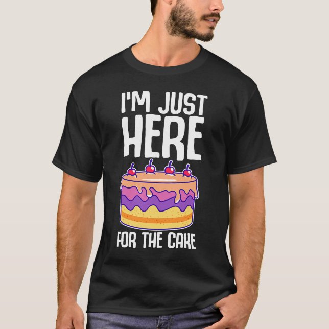 Camiseta Estoy aquí para la divertida celebración irónica d (Anverso)