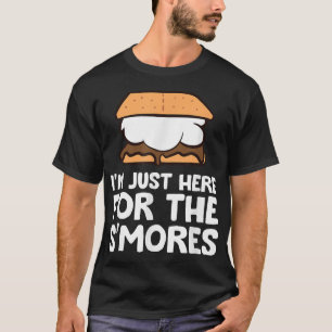 Camiseta Estoy Aquí Para La Fogata De Smores