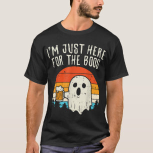 Camiseta Estoy Aquí Para La Halloween De La Cerveza Fantasm