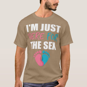Camiseta Estoy aquí para la revelación de género divertida