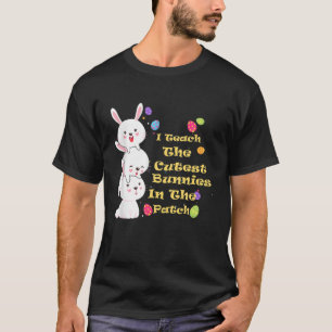 Camiseta Estoy aquí para la Semana Santa Cazando Huevos Fe