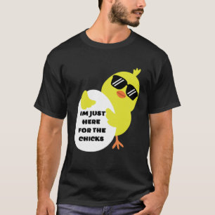 Camiseta Estoy Aquí Para Las Chicas