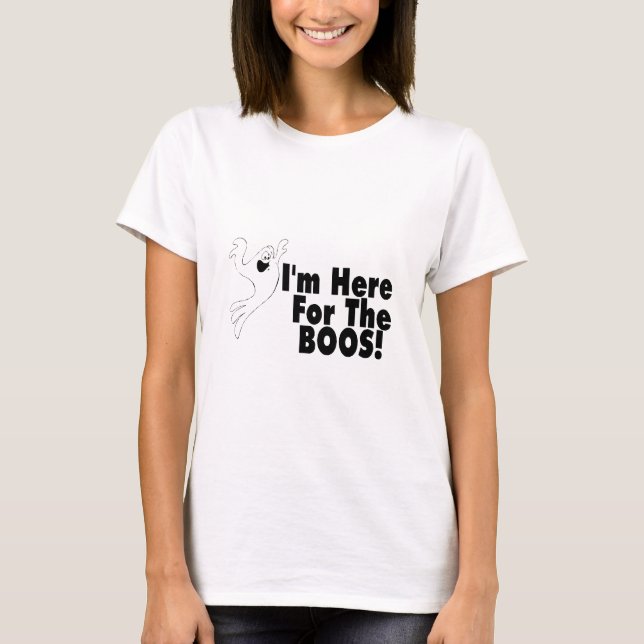 Camiseta Estoy aquí para los abucheos (Anverso)