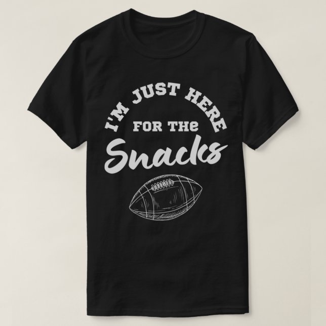 Camiseta Estoy Aquí Para Los Aperitivos (Diseño del anverso)