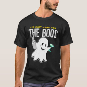 Camiseta Estoy Aquí Para Los Boos - Halloween Martini Sha