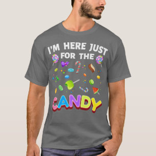 Camiseta Estoy Aquí Para Los Dulces De Candy Cute Lollipop1