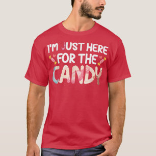Camiseta Estoy Aquí Para Los Dulces De Halloween De Candy
