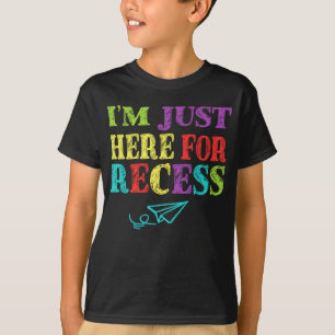 Camiseta Estoy aquí para que el recreo sea gracioso de vol