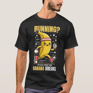 Camiseta estoy aquí para que los bananos salgan divertidos