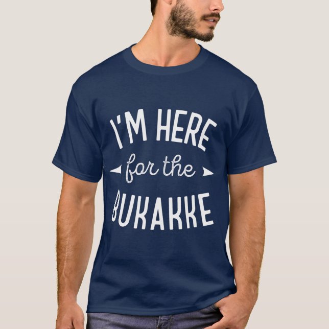 Camiseta Estoy aquí por Bukakke (Anverso)