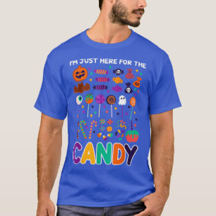 Camiseta Estoy Aquí Por El Candy Halloween Cute Lollipop