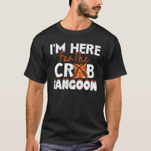 Camiseta Estoy aquí por el cangrejo Rangoon Food Lover Funn