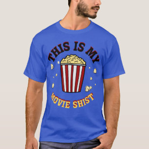 Camiseta Estoy Aquí Por El chica De Cine De Popcorn Cinama