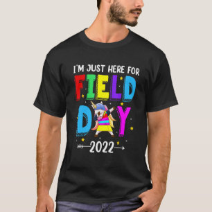 Camiseta Estoy aquí por el Día de Campo Dabbing Unicorn Tea