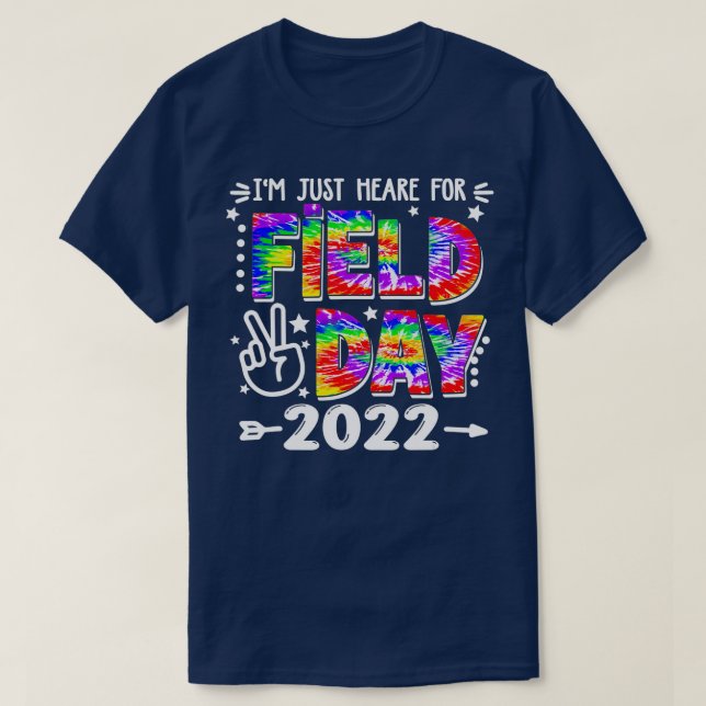 Camiseta Estoy aquí por el Día del Campo Escolar 2022 (Diseño del anverso)