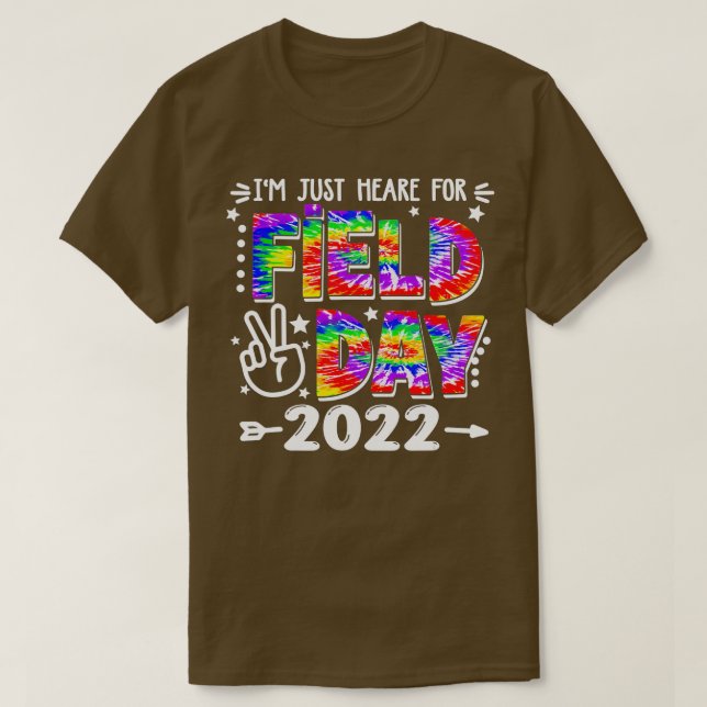 Camiseta Estoy aquí por el Día del Campo Escolar 2022 (Diseño del anverso)