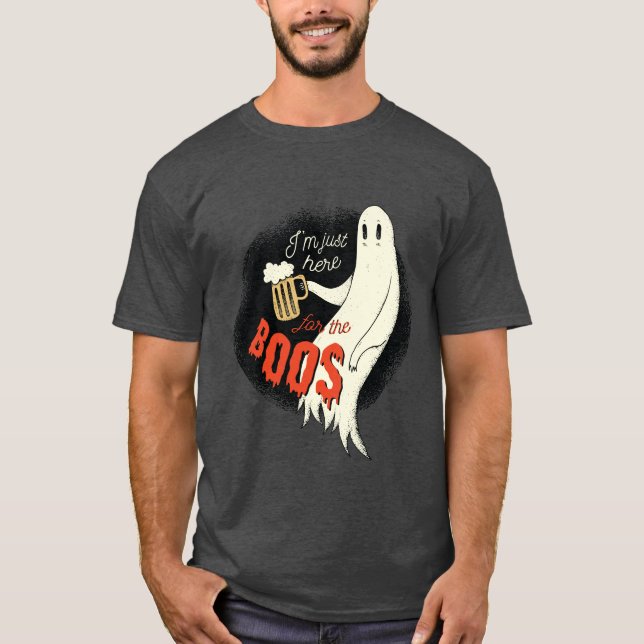 Camiseta Estoy Aquí Por El Fantasma De Halloween. (Anverso)