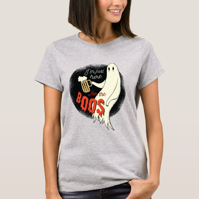 Camiseta Estoy Aquí Por El Fantasma De Halloween. (Anverso)