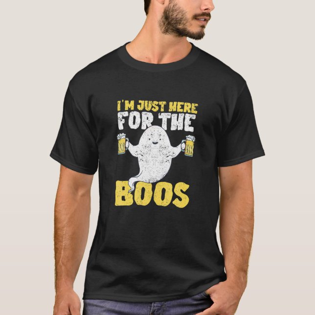 Camiseta Estoy aquí por el fantasma de los Boos Halloween (Anverso)