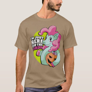 Camiseta Estoy aquí por el funn de Halloween de Candy Unico