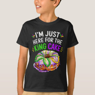 Camiseta Estoy aquí por el gracioso Mardi Gras D del Pastel