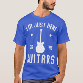 Camiseta Estoy aquí por el Guitars Guitars Guitari