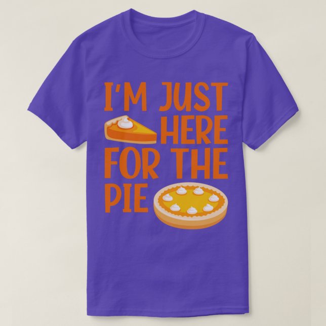 Camiseta Estoy aquí por el pastel 2 1 (Diseño del anverso)