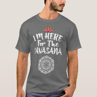 Camiseta Estoy aquí por el sastre Mandala Guay Pose Yoga L