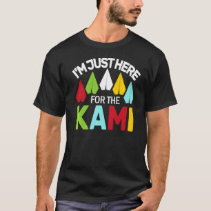 Camiseta Estoy aquí por la grúa de los kami japoneses