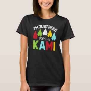 Camiseta Estoy aquí por la grúa de los kami japoneses