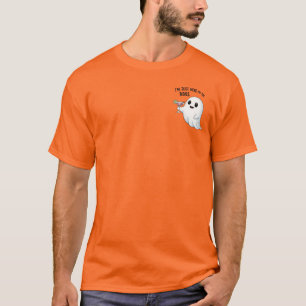 Camiseta Estoy aquí por la Halloween de Boos