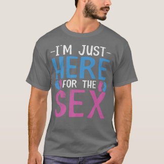 Camiseta Estoy aquí por la revelación de género en sí, bebé