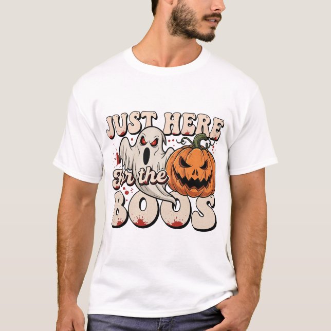 Camiseta Estoy aquí por los abucheos (Anverso)