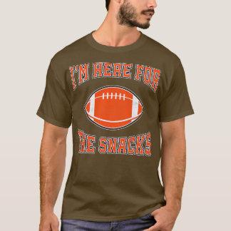 Camiseta Estoy Aquí Por Los Aperitivos Estadounidenses.