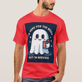 Camiseta Estoy aquí por los Boos pero estoy nervioso