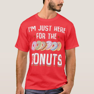 Camiseta Estoy Aquí Por Los Donuts Guay Donut Sprinkles L
