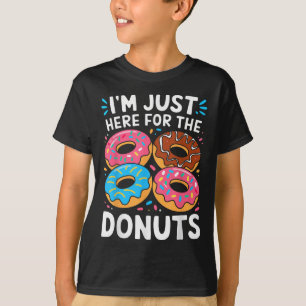 Camiseta Estoy Aquí Por Los Niños Adultos De Donuts Shirts