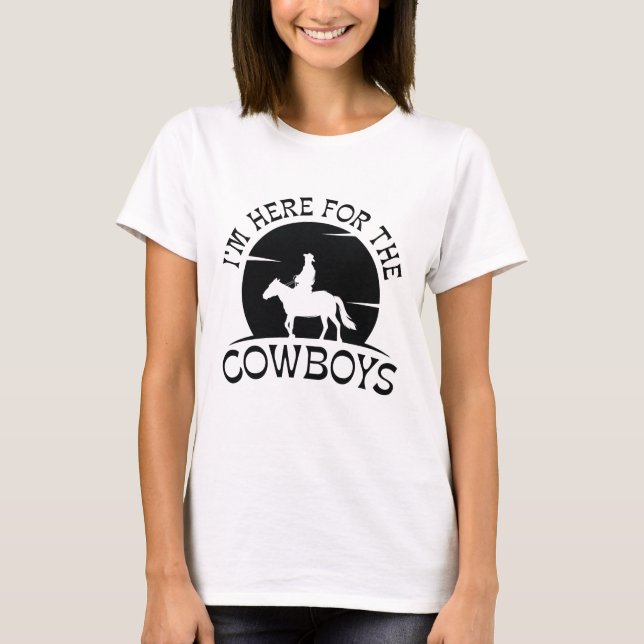 Camiseta Estoy aquí por los vaqueros (Anverso)