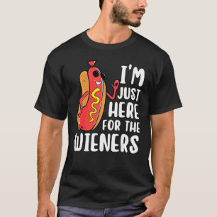 Camiseta Estoy aquí por los Wieners.