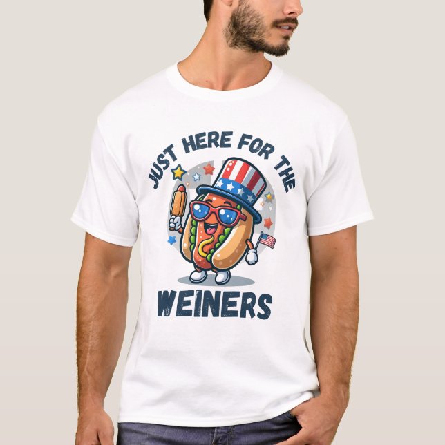 Camiseta Estoy aquí por los Wieners (Anverso)