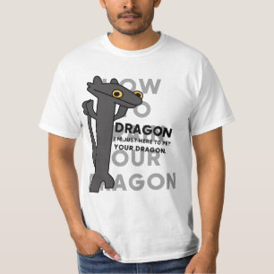 Camiseta Estoy Aquí Solo para Acariciar a Tu Dragón – Dragó