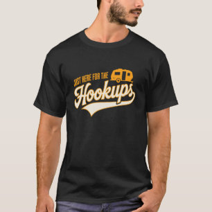 Camiseta Estoy Aquí Solo para Las Conexiones Divertido Camp
