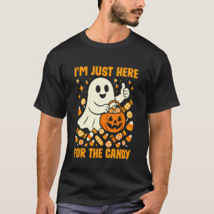 Camiseta Estoy Aquí Solo Por El Caramelo de Halloween Chist
