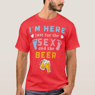 Camiseta Estoy aquí sólo por el género de la carne y la cer