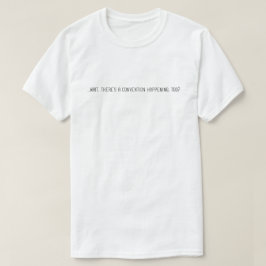 Camiseta Estoy aquí solo por la comida. (unisex light)