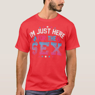 Camiseta Estoy aquí solo por la revelación de género de la 