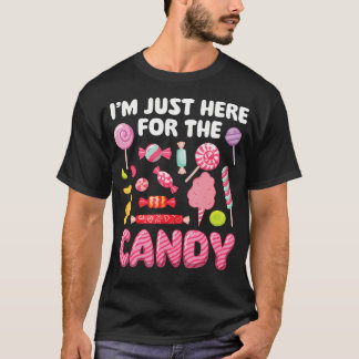 Camiseta Estoy Aquí Solo Por Los Dulces - Amante de los car
